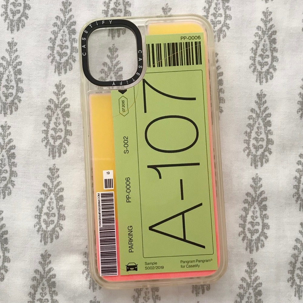 casetify iphone 11 neon sand liquid case